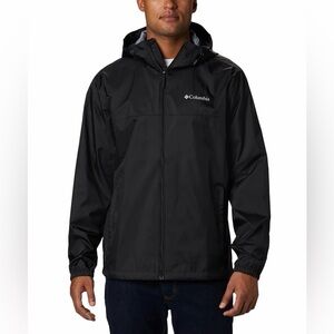 Columbia Black Big Delta ll Omni Shield Hooded Rain Jacket